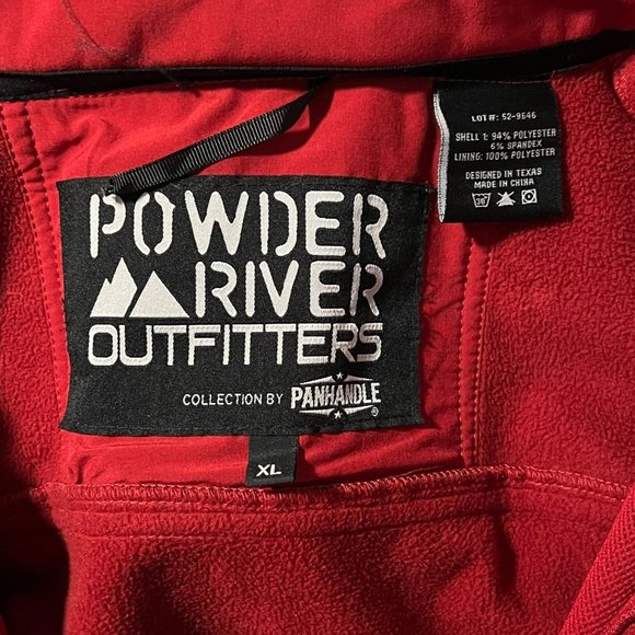 Powder River Outfitters Panhandle Slim Cowgirl Red Zip Up Jacket Coat XL - Picture 12 of 14